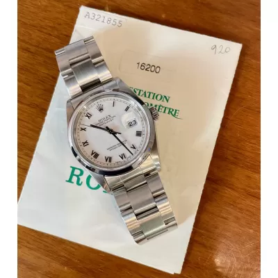 Rolex Datejust 36 16200 36mm Acciaio Silver 9