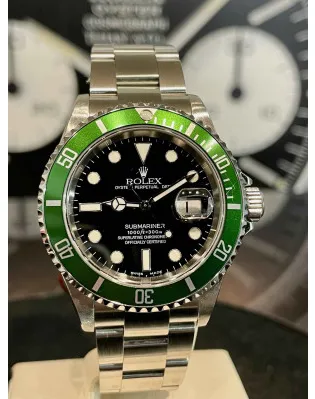 Rolex Submariner 16610 40mm Acciaio Nero