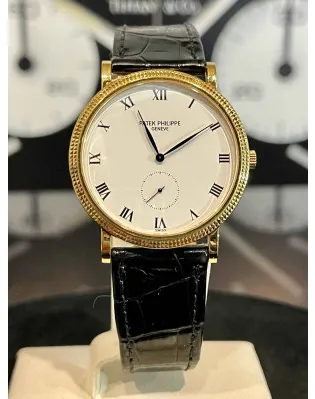 Patek Philippe Calatrava 3919J 33mm Oro giallo Bianco