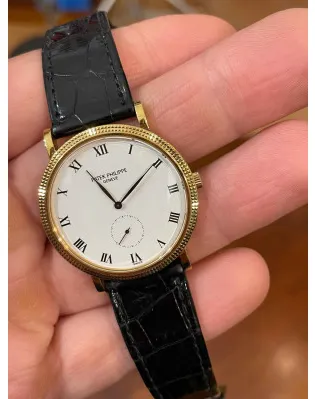 Patek Philippe Calatrava 3919J 33mm Oro giallo Bianco 1