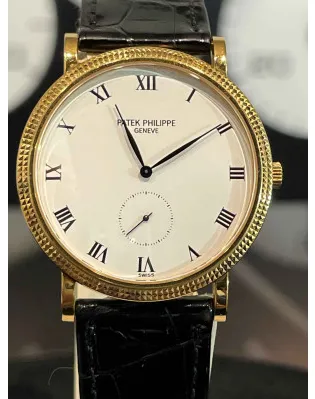 Patek Philippe Calatrava 3919J 33mm Oro giallo Bianco 2