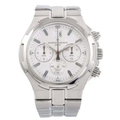 Vacheron Constantin Overseas Chronograph 49140 39.5mm Stainless steel Silver