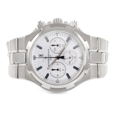 Vacheron Constantin Overseas Chronograph 49140 39.5mm Stainless steel Silver 3