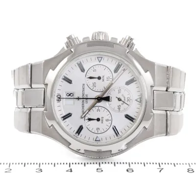 Vacheron Constantin Overseas Chronograph 49140 39.5mm Stainless steel Silver 7