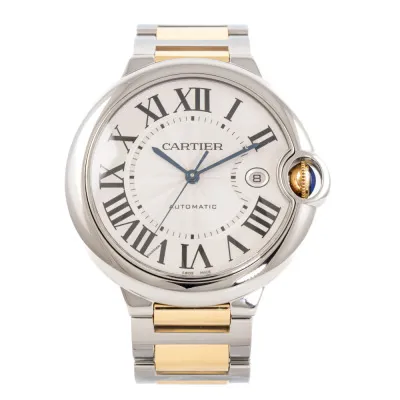 Cartier Ballon Bleu W69009Z3/3001 42mm Stainless steel and 18ct yellow gold Silver