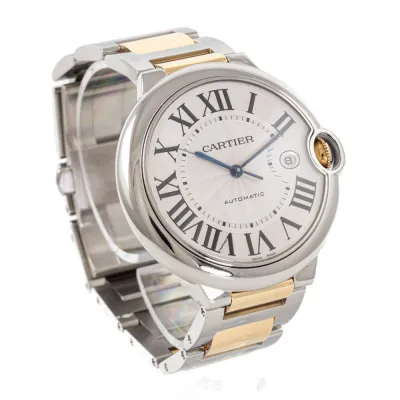 Cartier Ballon Bleu W69009Z3/3001 42mm Stainless steel and 18ct yellow gold Silver 1