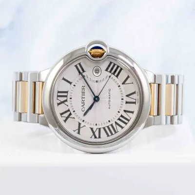 Cartier Ballon Bleu W69009Z3/3001 42mm Stainless steel and 18ct yellow gold Silver 5