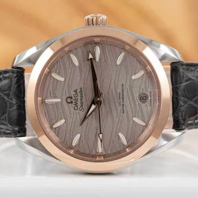 Omega Seamaster Aqua Terra 220.23.34.20 34mm Stainless steel and 18ct Rose Gold Gray 7