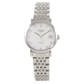 Longines Elegant L43094876 Stainless steel White