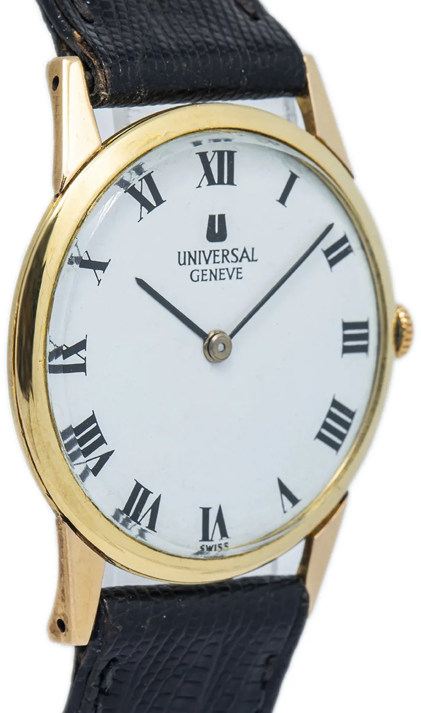 Universal Genève Vintage 31mm Yellow gold and 18k yellow gold White 3