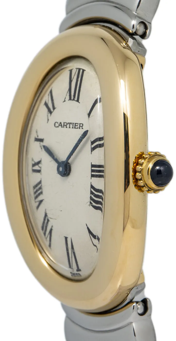 Cartier Baignoire 8057910 W40002F2 22mm Yellow gold and 18k yellow gold White 2