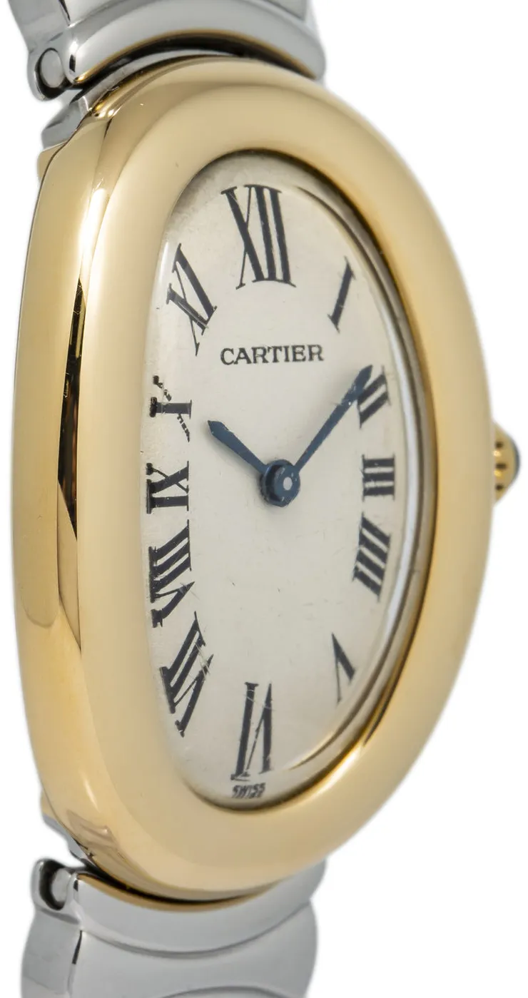 Cartier Baignoire 8057910 W40002F2 22mm Yellow gold and 18k yellow gold White 3