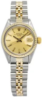 Rolex Datejust 6917 Stainless steel and 18k yellow gold Champagne