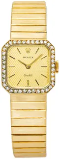 Rolex Orchid 385 Vintage 18k yellow gold Golden