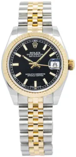 Rolex Datejust 31 178273 Stainless steel and 18k yellow gold Black