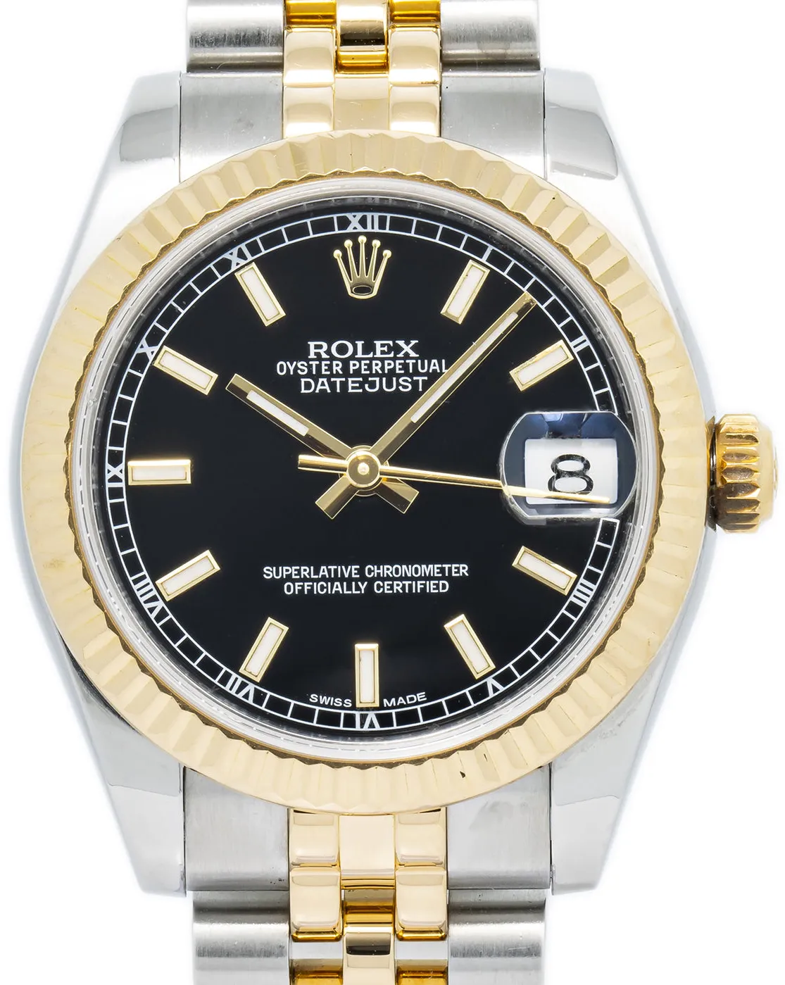 Rolex Datejust 31 178273 31mm Yellow gold and Stainless steel and 18k yellow gold Black 1