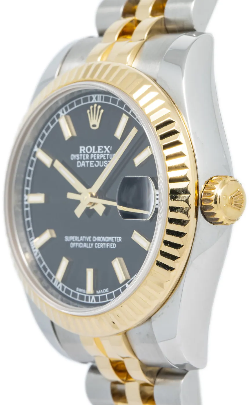 Rolex Datejust 31 178273 31mm Yellow gold and Stainless steel and 18k yellow gold Black 2