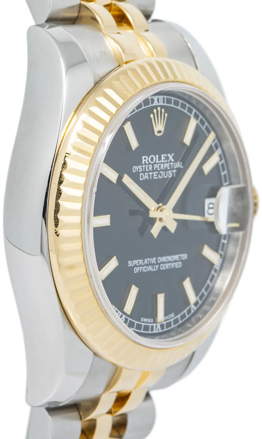 Rolex Datejust 31 178273 31mm Yellow gold and Stainless steel and 18k yellow gold Black 3