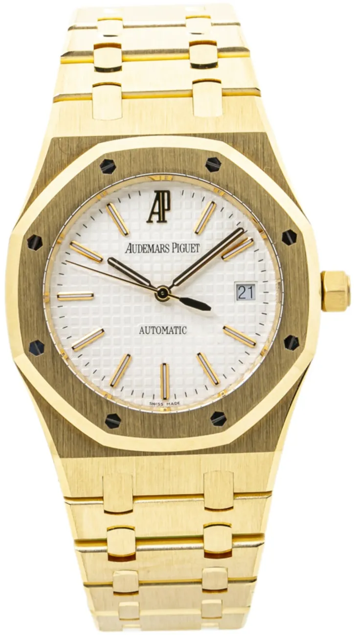 Audemars Piguet Royal Oak 15300BA 39mm Yellow gold and 18k yellow gold White