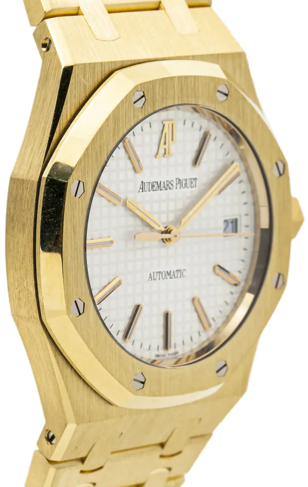 Audemars Piguet Royal Oak 15300BA 39mm Yellow gold and 18k yellow gold White 3