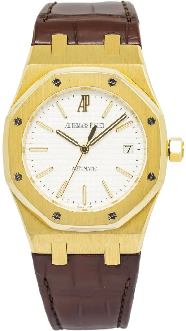 Audemars Piguet Royal Oak 15300BA 39mm Yellow gold and 18k yellow gold Silver