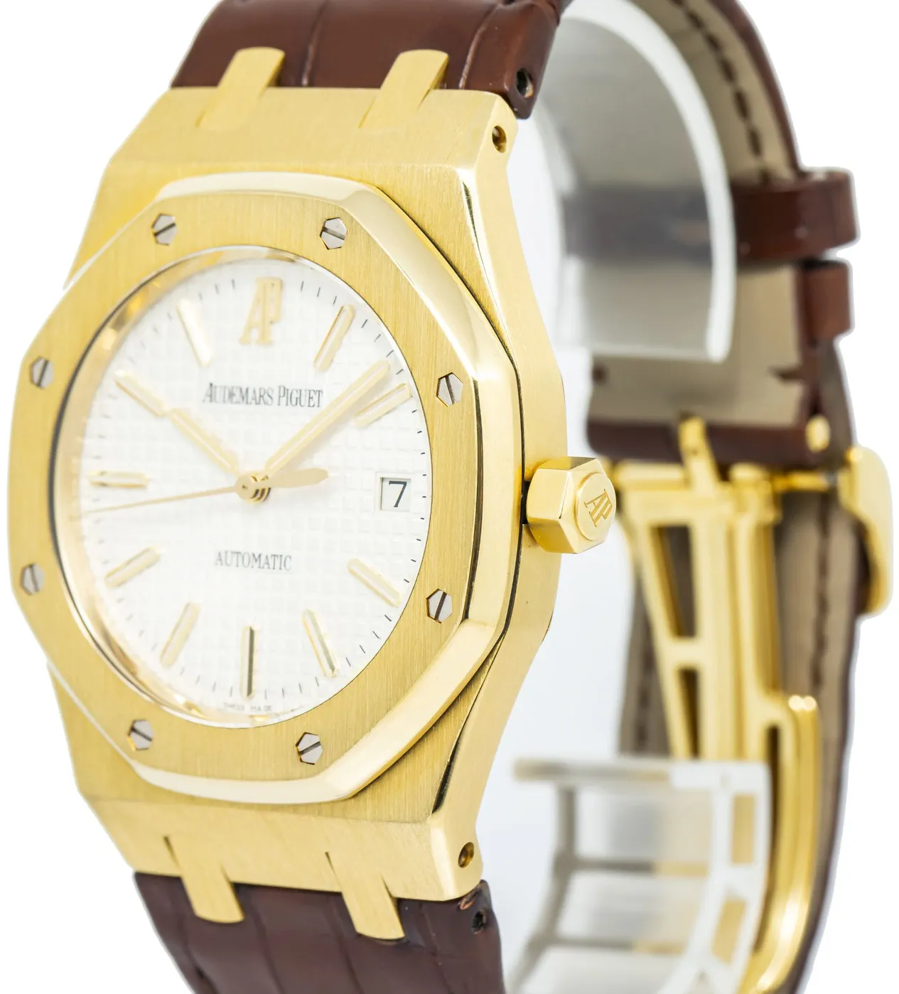 Audemars Piguet Royal Oak 15300BA 39mm Yellow gold and 18k yellow gold Silver 2