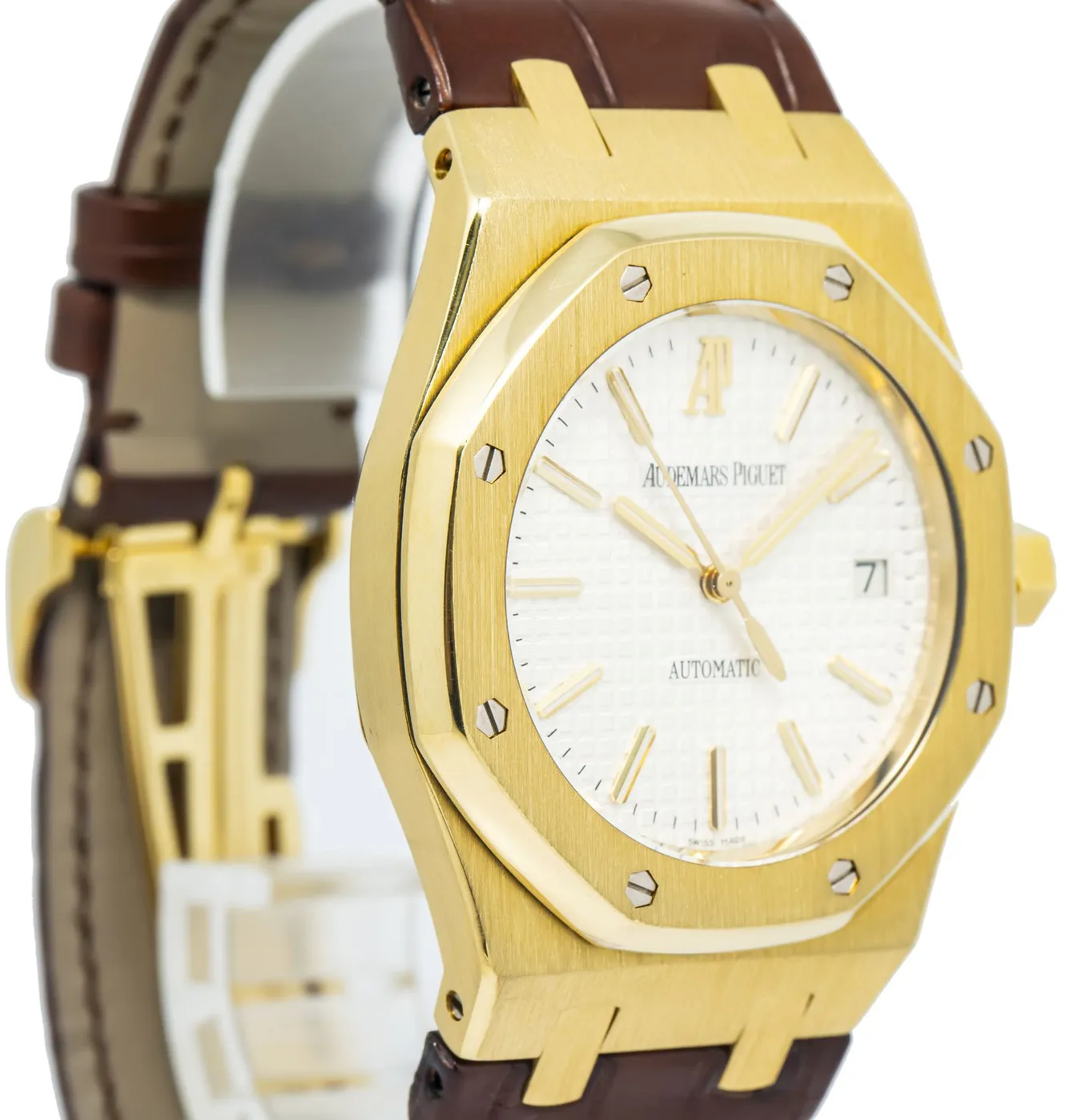 Audemars Piguet Royal Oak 15300BA 39mm Yellow gold and 18k yellow gold Silver 3