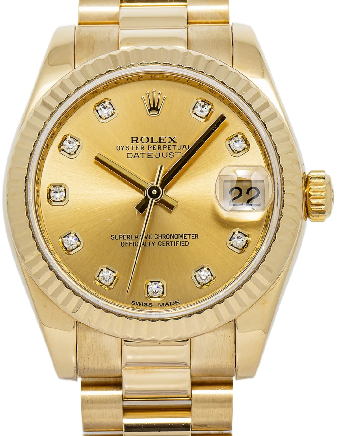 Rolex Datejust 31 178278 31mm Yellow gold and 18k yellow gold Champagne 1