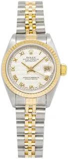 Rolex Lady-Datejust 69173 Stainless steel and 18k yellow gold Cream