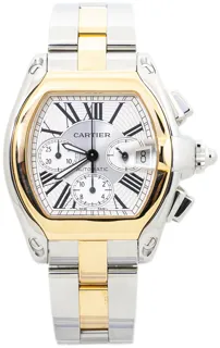 Cartier Roadster 2618 W62027Z1 43mm Stainless steel and 18k yellow gold Silver