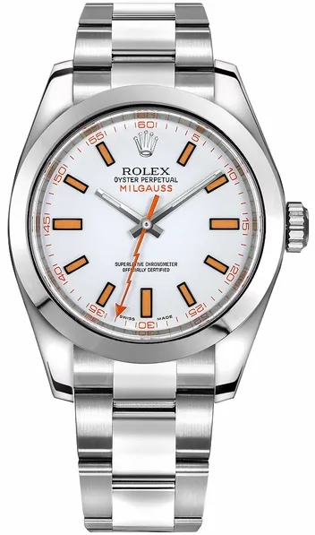 Rolex Milgauss 116400 40mm Stainless steel White