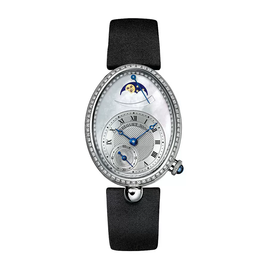 Breguet Reine de Naples 4GSDB0338 36.5mm White gold and 18k white gold Silver