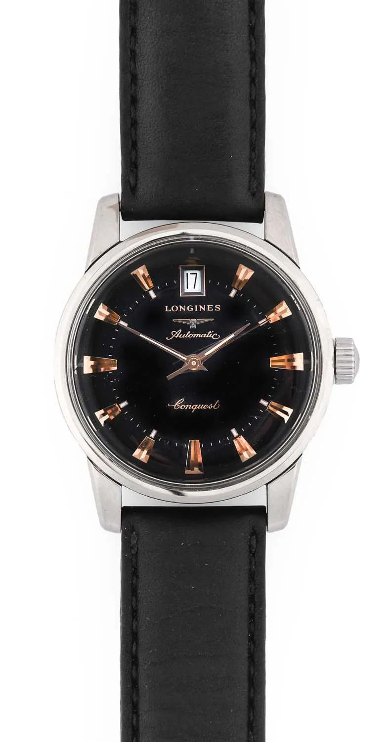 Longines Conquest Heritage L16114 35mm Stainless steel Black