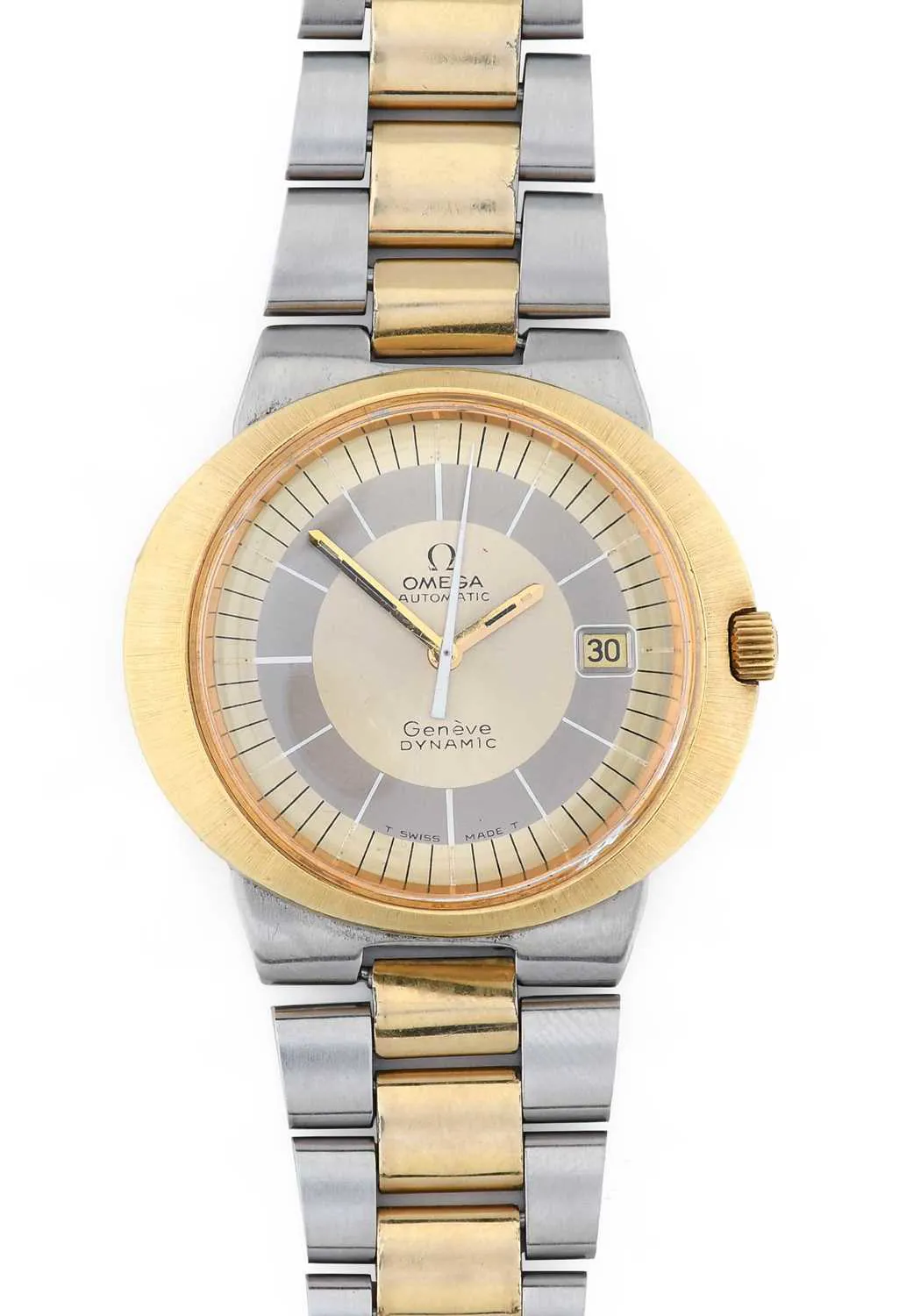 Omega Dynamic 41mm Stainless steel and Gold-plated Champagne