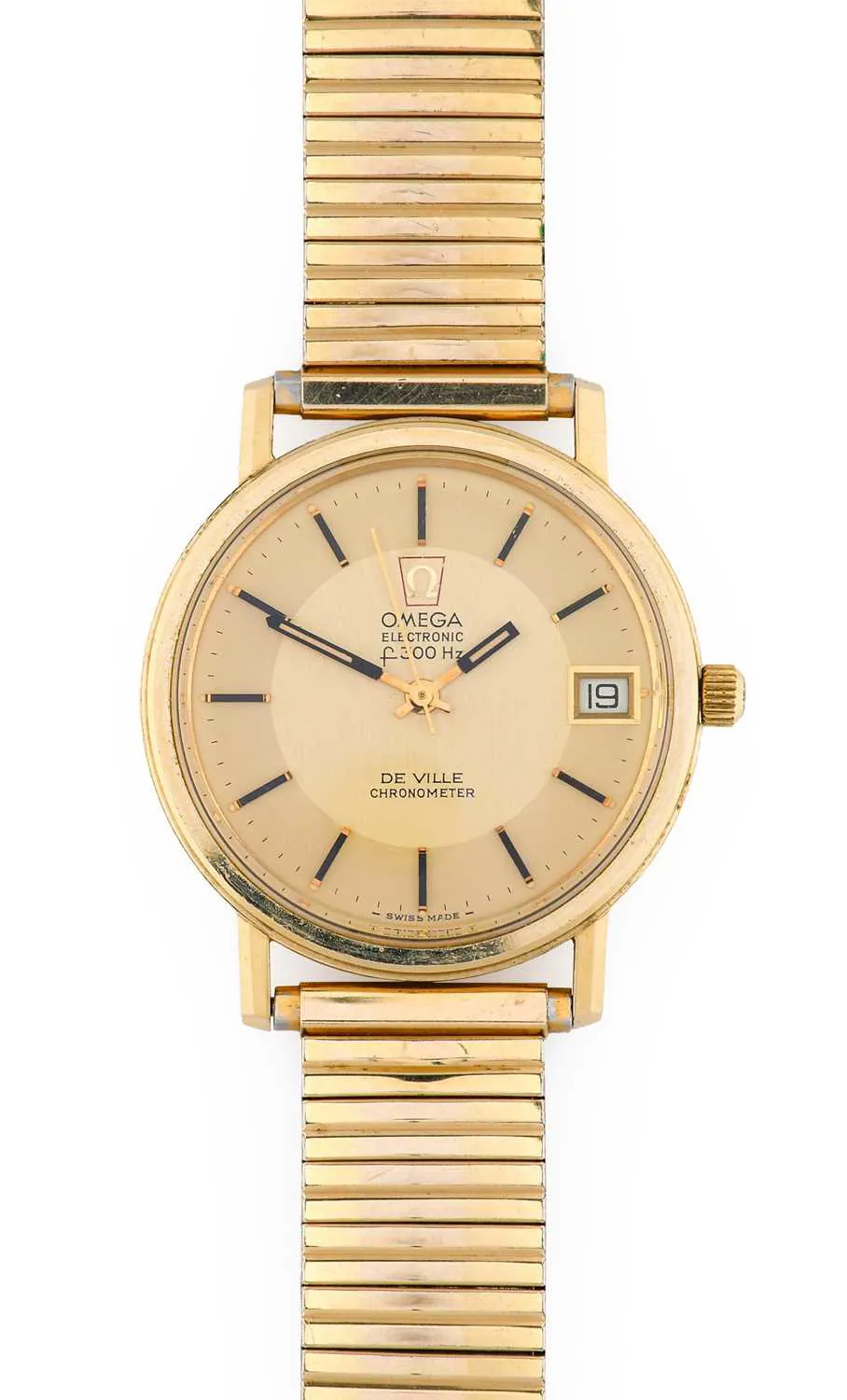 Omega De Ville 198.0032 35mm Stainless steel and Gold-plated Champagne