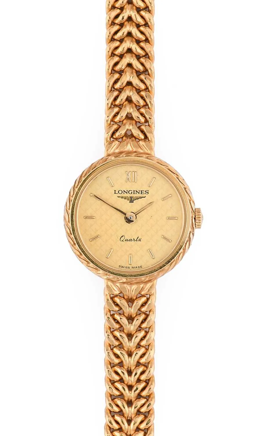 Longines 18mm 9ct Gold Champagne