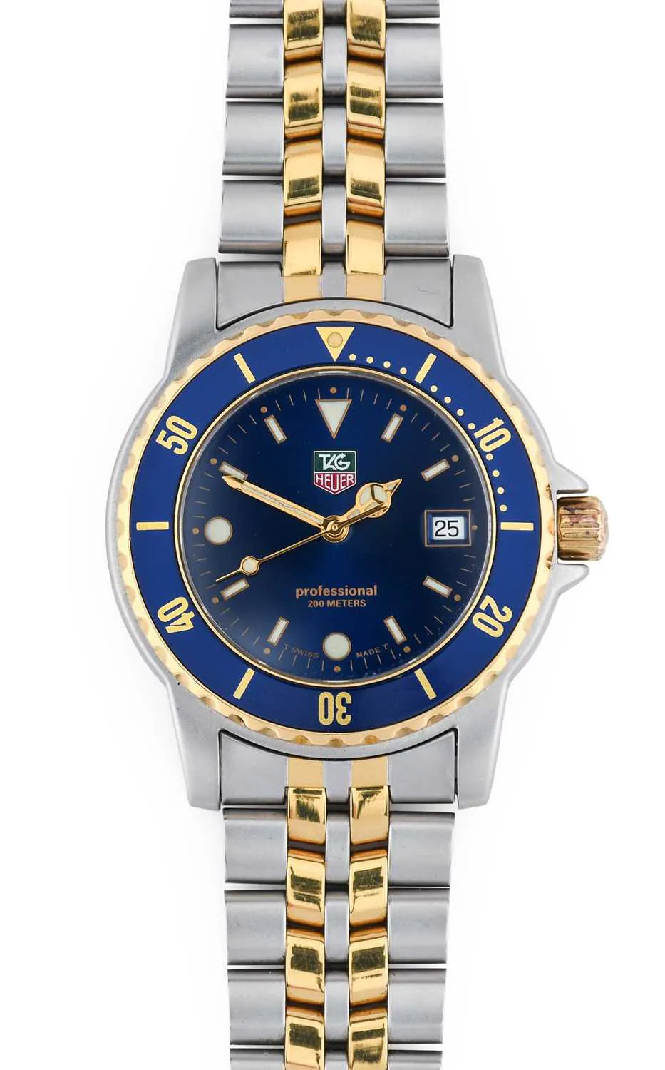 TAG Heuer Professional WD1223-D0 36mm Bimetal Blue