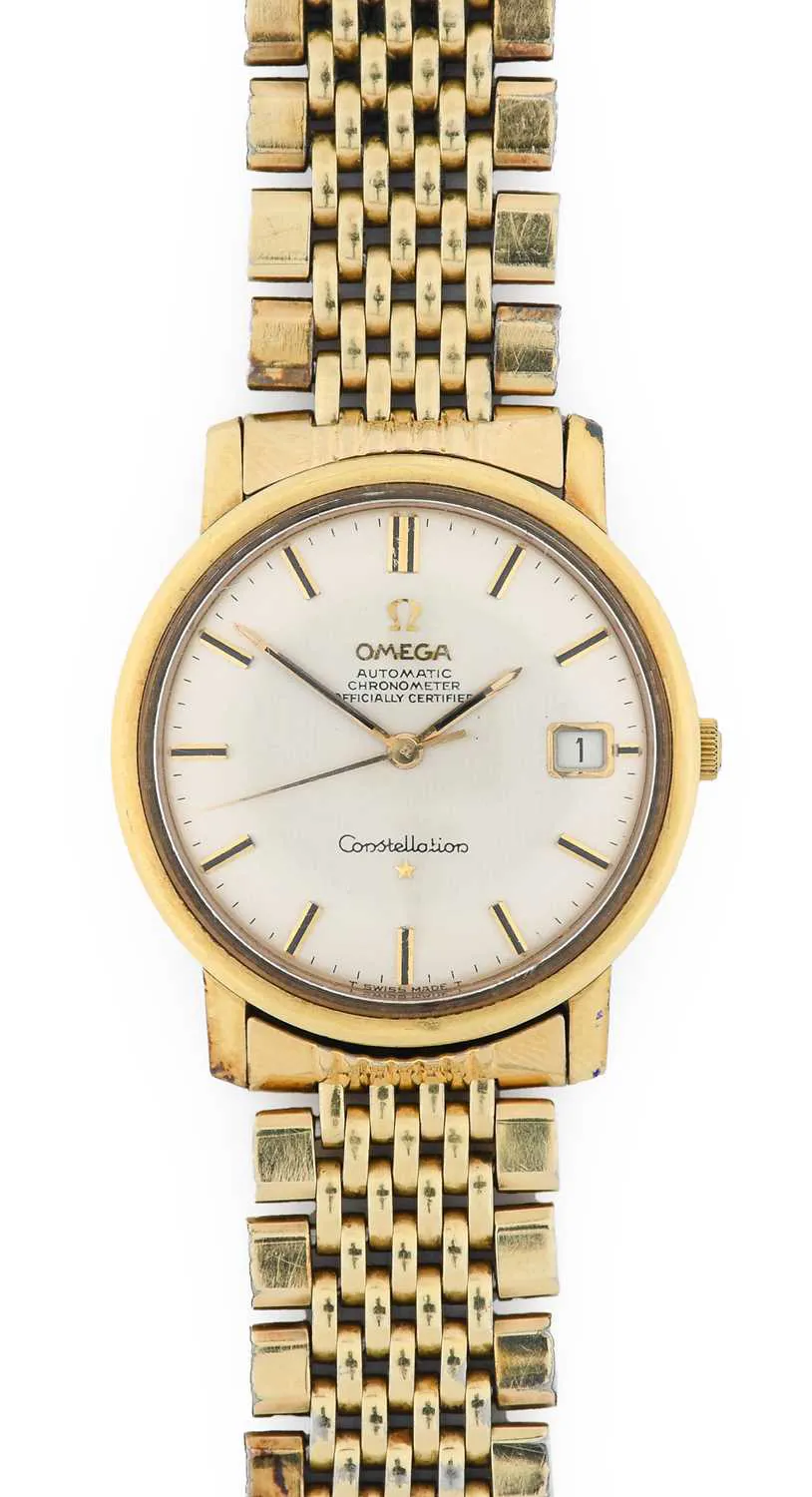 Omega Constellation 168.010 35mm Gold-plated Silver