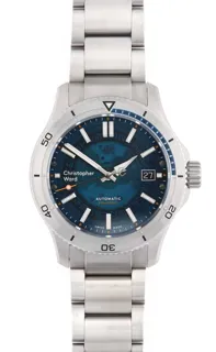 Christopher Ward C60 C60-40ADA3-S00B0 Stainless steel Blue