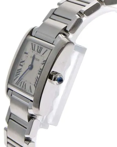 Cartier Tank Française W51008Q3 20mm White 1