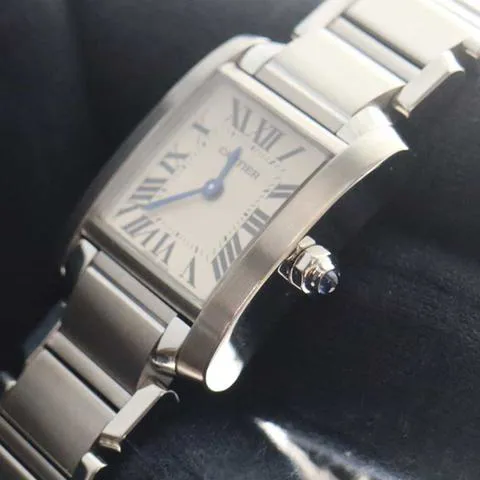 Cartier Tank Française W51008Q3 20mm White 10