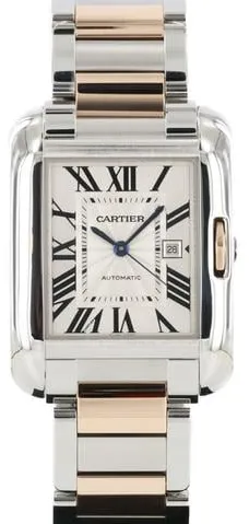 Cartier Tank Anglaise W5310037 30mm Yellow gold and Stainless steel Silver