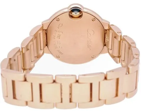 Cartier Ballon Bleu 3007 28mm Rose gold Silver 8