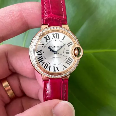 Cartier Ballon Bleu 33mm WJBB0033 33mm Rose gold Silver