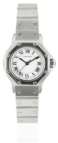 Cartier Santos 0906 25mm Stainless steel White 1