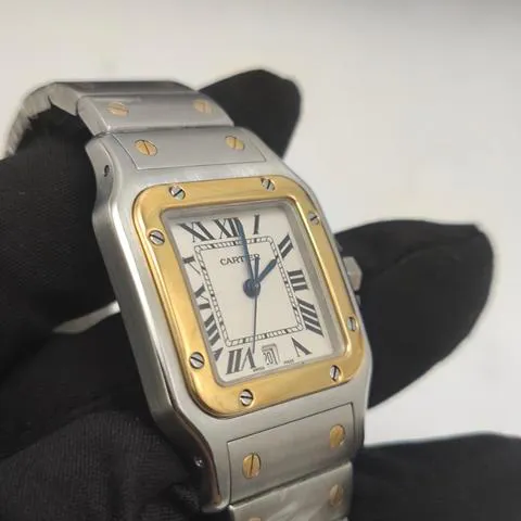 Cartier Santos W20011C4 29mm Yellow gold and Stainless steel Silver 1