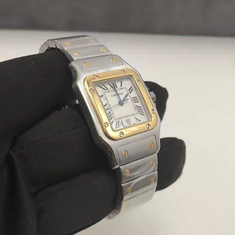 Cartier Santos W20011C4 29mm Yellow gold and Stainless steel Silver 3