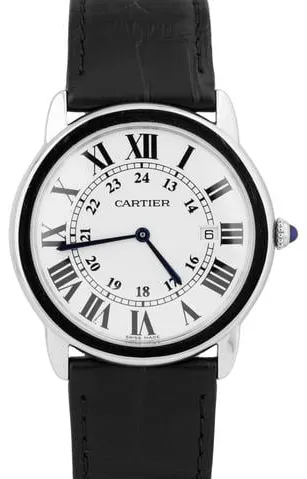 Cartier Ronde Solo de Cartier 3603 / W6700255 36mm Stainless steel White