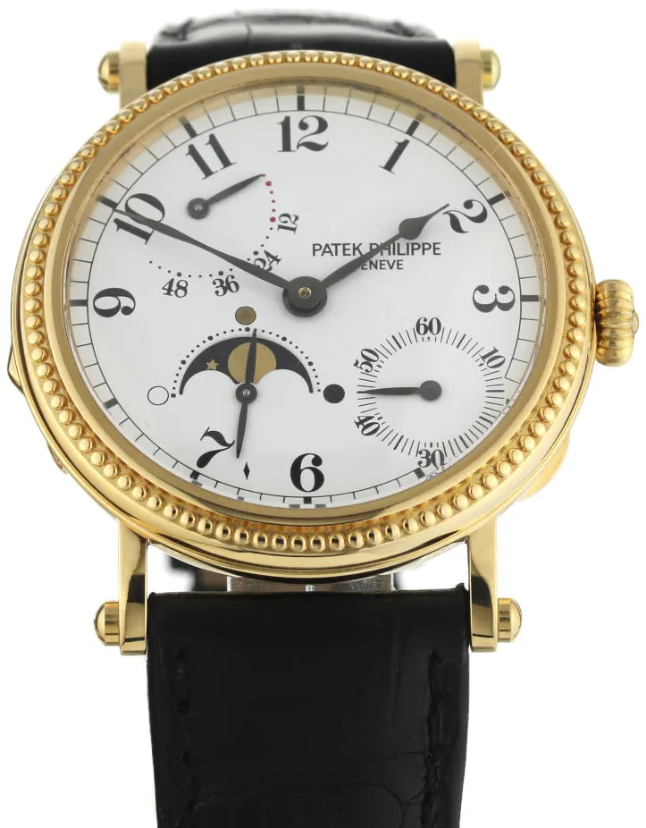 Patek Philippe Moonphase 5015 36mm Yellow gold White