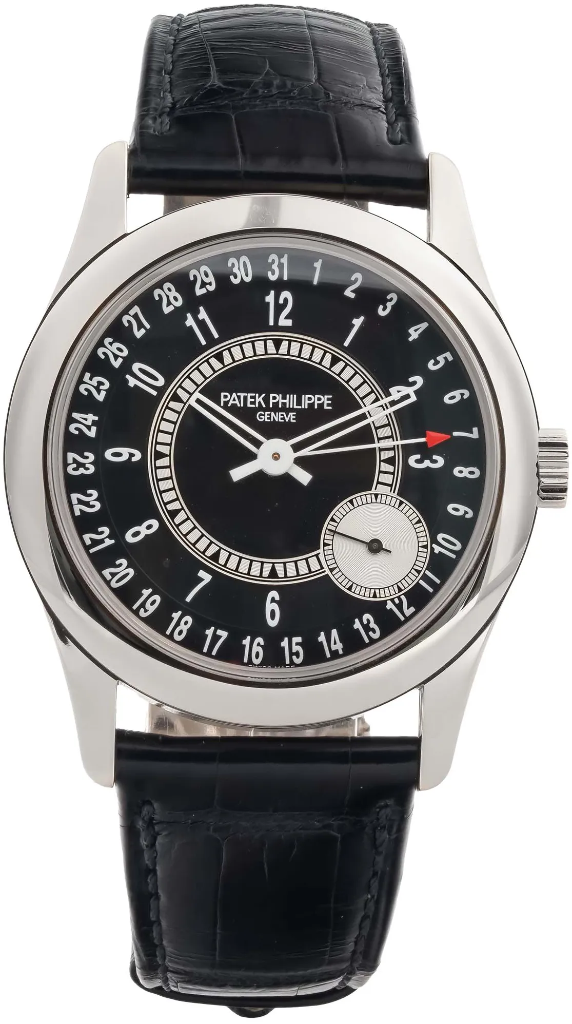 Patek Philippe Calatrava 6006G-001 39mm White gold Black